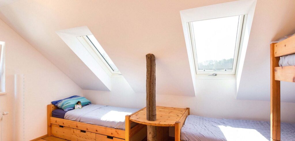 Chambre d'enfant sous les combles